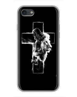 Чехол для iPhone 6 / 6s с картинкой «Сияющий крест Jesus»