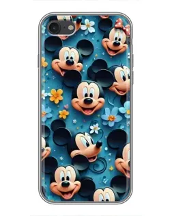 Чохол для iPhone 6 / 6s з картинкою «Паттерн Міккі та Мінні»