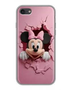 Чохол для iPhone 6 / 6s з картинкою «Мінні крізь стіну»