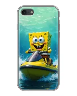 Чохол для iPhone 6 / 6s з картинкою «Спанч Боб на гідроциклі» Чохол для iPhone 6 / 6s з картинкою «Спанч Боб на гідроциклі»