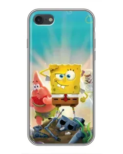 Чохол для iPhone 6 / 6s з картинкою «Спанч Боб переможець»