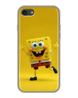 Чохол для iPhone 6 / 6s з картинкою «Позитивний Губка Боб»