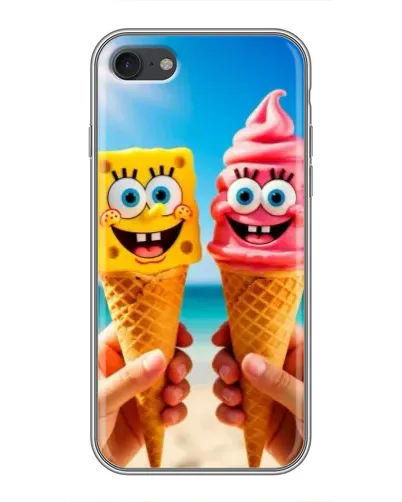 Чохол для iPhone 6 / 6s з картинкою «Спанч Боб морозиво» Чохол для iPhone 6 / 6s з картинкою «Спанч Боб морозиво»