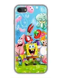 Чехол для iPhone 6 / 6s с картинкой «Губка Боб и друзья»