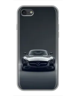 Чехол для iPhone 6 / 6s с картинкой «Mercedes на черном»