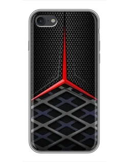Чохол для iPhone 6 / 6s з картинкою «Mercedes Carbon Grid»