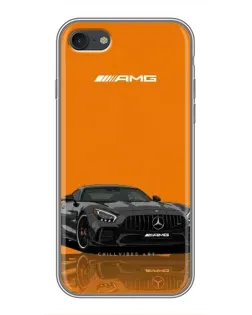 Чохол для iPhone 6 / 6s з картинкою «Помаранчевий Mercedes AMG»