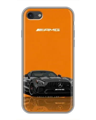 Чохол для iPhone 6 / 6s з картинкою «Помаранчевий Mercedes AMG»