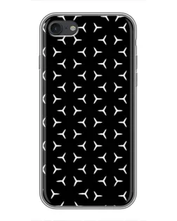 Чехол для iPhone 6 / 6s с картинкой «Mercedes паттерн звезд»