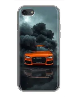 Чохол для iPhone 6 / 6s з картинкою «Audi у хмарах диму»