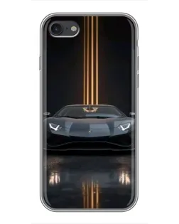 Чохол для iPhone 6 / 6s з картинкою «Lamborghini золоті лінії»