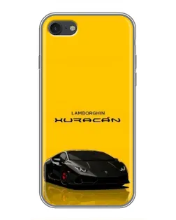 Чохол для iPhone 6 / 6s з картинкою «Lamborghini Huracan чорний»