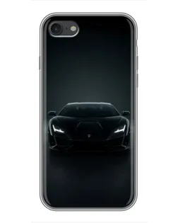 Чохол для iPhone 6 / 6s з картинкою «Чорний Lamborghini Aventador»