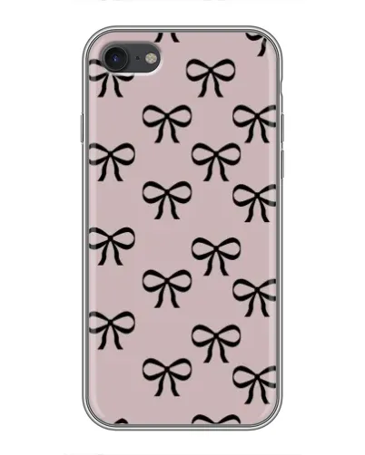 Чохол для iPhone 6 / 6s з картинкою «Чорні бантики»