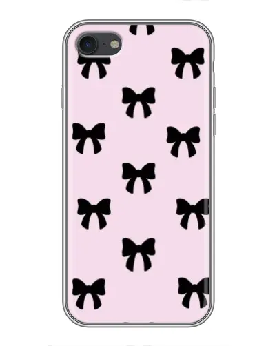 Чохол для iPhone 6 / 6s з картинкою «Чорні банти Coquette»