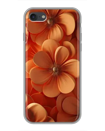 Чохол для iPhone 6 / 6s з картинкою «Помаранчева макро квітка»
