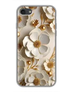 Чохол для iPhone 6 / 6s з картинкою «Білі паперові квіти»