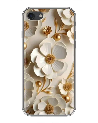 Чохол для iPhone 6 / 6s з картинкою «Білі паперові квіти»
