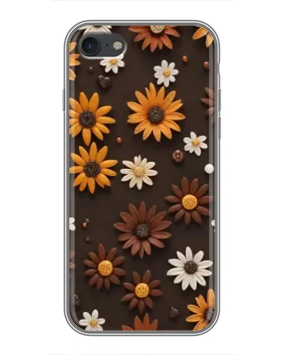 Чохол для iPhone 6 / 6s з картинкою «Візерунок з маленьких соняшників»