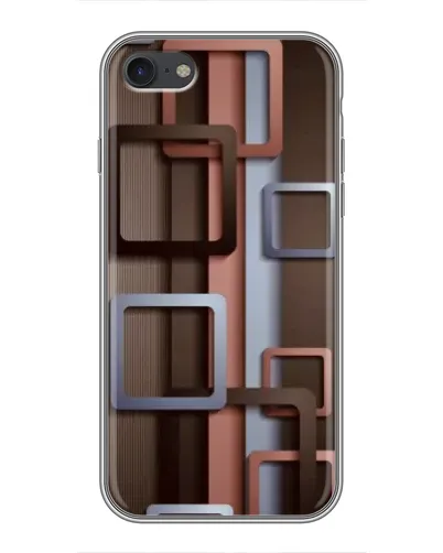 Чохол для iPhone 6 / 6s з картинкою «Коричневі об'ємні квадрати» Чохол для iPhone 6 / 6s з картинкою «Коричневі об'ємні квадрати»