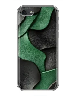 Чохол для iPhone 6 / 6s з картинкою «Зелені шкіряні хвилі»