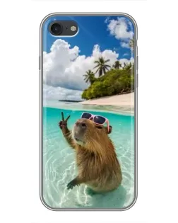 Чохол для iPhone 6 / 6s з картинкою «Капібара на морі»