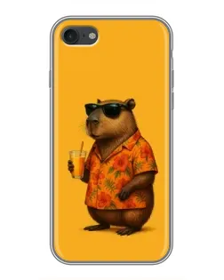 Чохол для iPhone 6 / 6s з картинкою «Капібара на відпочинку»