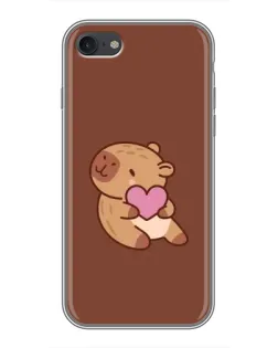 Чохол для iPhone 6 / 6s з картинкою «Капібара з серцем»
