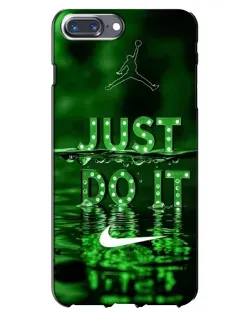 Чохол для iPhone 7 Plus з картинкою «Зелений неоновий Nike»