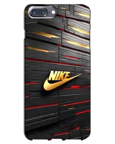 Чохол для iPhone 7 Plus з картинкою «Золотий Nike на металі»