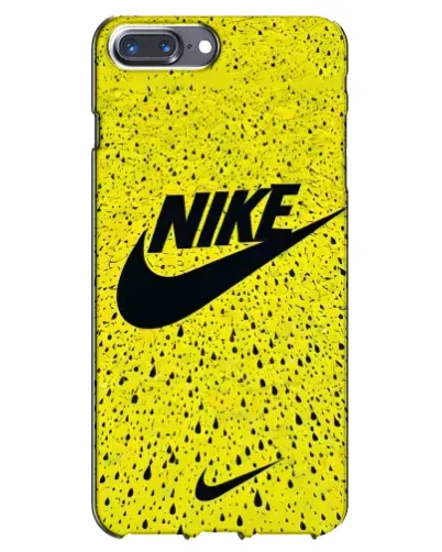 Чохол для iPhone 7 Plus з картинкою «Жовтий текстурний Nike»