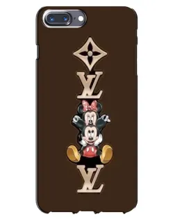 Чохол для iPhone 7 Plus з картинкою «LV та Міккі Маус»