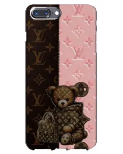 Чохол для iPhone 7 Plus з картинкою «Ведмедик у стилі LV»