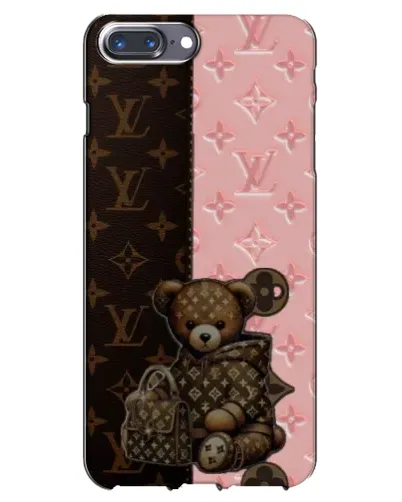 Чохол для iPhone 7 Plus з картинкою «Ведмедик у стилі LV»