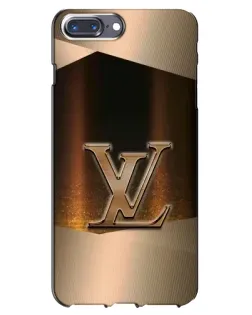Чохол для iPhone 7 Plus з картинкою «LV — золоте сяйво»