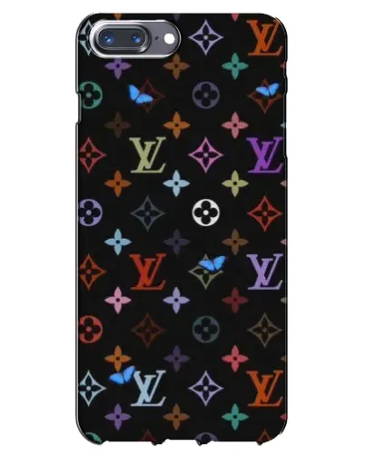 Чохол для iPhone 7 Plus з картинкою «Кольорова монограма LV»