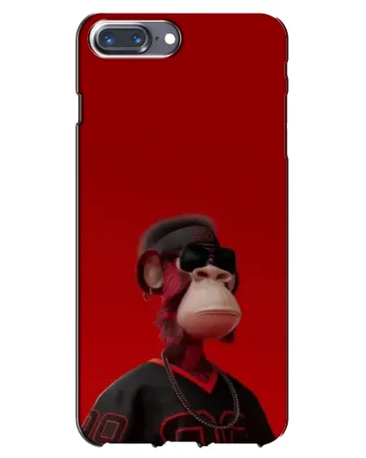 Чохол для iPhone 7 Plus з картинкою «Bored Ape в червоному»