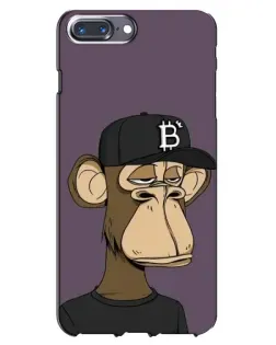 Чохол для iPhone 7 Plus з картинкою «Bored Ape в кепці»
