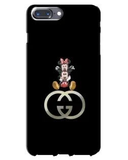 Чохол для iPhone 7 Plus з картинкою «Мінні Маус на лого»