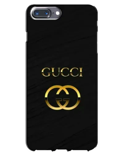 Чохол для iPhone 7 Plus з картинкою «Золотий логотип Gucci»