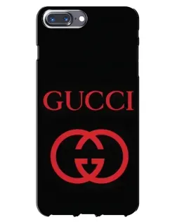 Чохол для iPhone 7 Plus з картинкою «Gucci — червоний логотип»