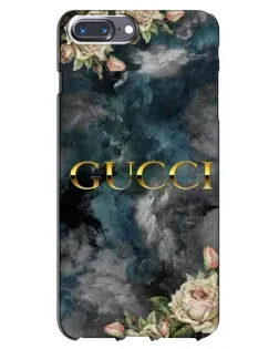 Чохол для iPhone 7 Plus з картинкою «Абстрактні квіти Gucci»