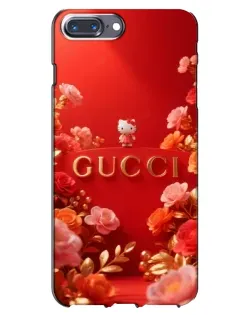 Чохол для iPhone 7 Plus з картинкою «Gucci — золотий сад»
