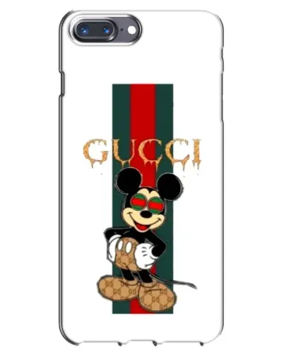 Чохол для iPhone 7 Plus з картинкою «Міккі Маус Gucci — смуги»