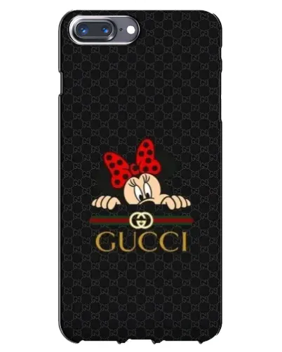 Чохол для iPhone 7 Plus з картинкою «Мінні Маус Gucci — чорний»
