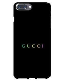 Чохол для iPhone 7 Plus з картинкою «Gucci — неоновий мінімалізм»