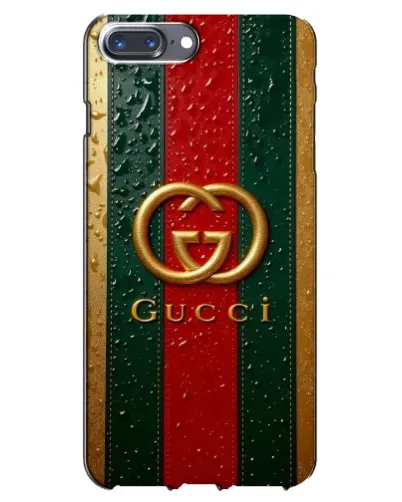 Чохол для iPhone 7 Plus з картинкою «Gucci — фірмова смуга та золото» Чохол для iPhone 7 Plus з картинкою «Gucci — фірмова смуга та золото»