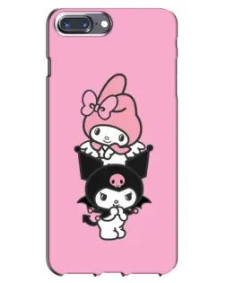 Чохол для iPhone 7 Plus з картинкою «Тріо My Melody та Kuromi»