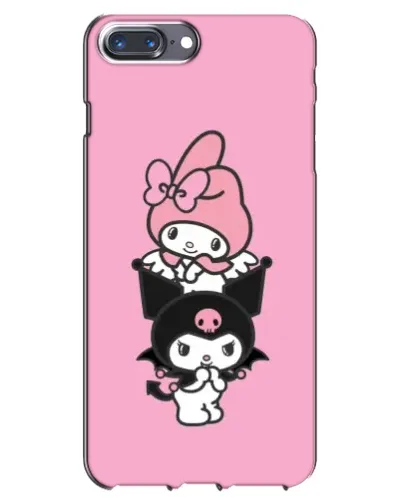 Чохол для iPhone 7 Plus з картинкою «Тріо My Melody та Kuromi»