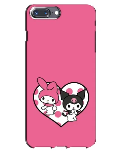 Чохол для iPhone 7 Plus з картинкою «Kuromi та My Melody»